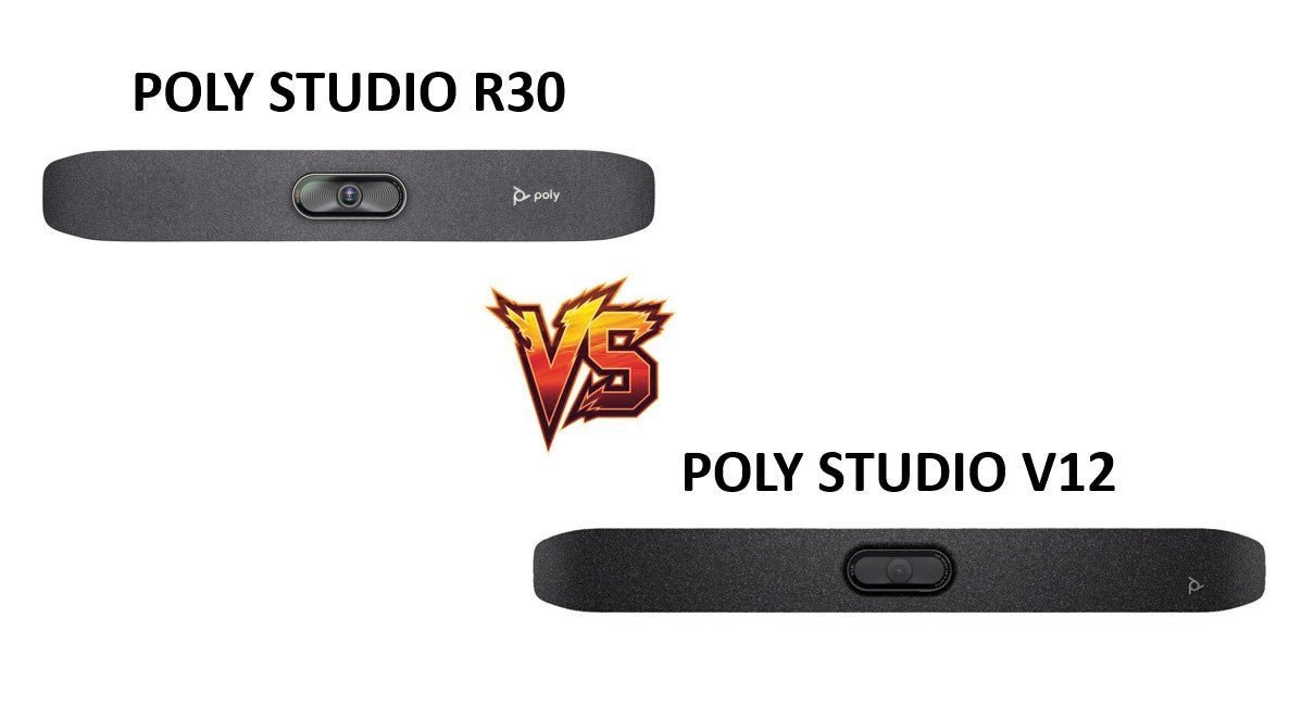 Poly Studio R30 vs V12: Choosing the Best USB Video Bar for Your Works ...
