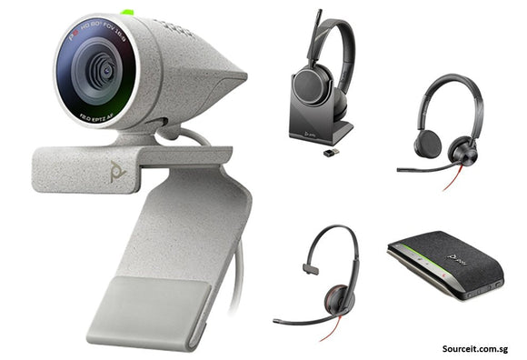 Poly Video Conferencing, Conference Phones and Headsets for Hybrid Workspace