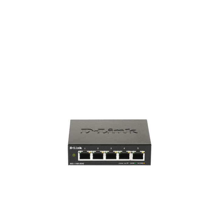 D-Link DGS-1100-05V2 front view