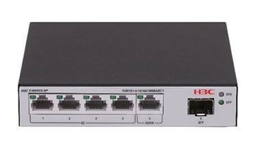 H3C S1600V2-6P 6-Port Gigabit Web Managed Switch, 1 x SFP