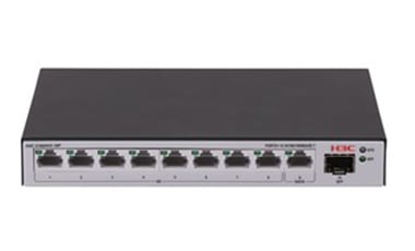 H3C S1600V2-10P 10-Port Gigabit Web Managed Switch, 1 x SFP