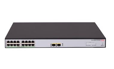 H3C S1600V2-18P-HPWR 18-Port Gigabit PoE+ Web Managed Switch, 240 W PoE, 2 x SFP