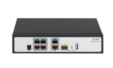 H3C MSR610 6-Port Gigabit Enterprise Router, GE + SFP WAN, 4 x GE LAN/WAN