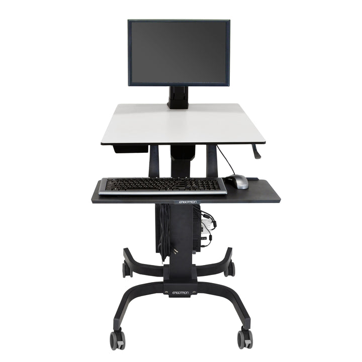 Ergotron WorkFit-C Single LD Sit-Stand Workstation Black (24-215-085)