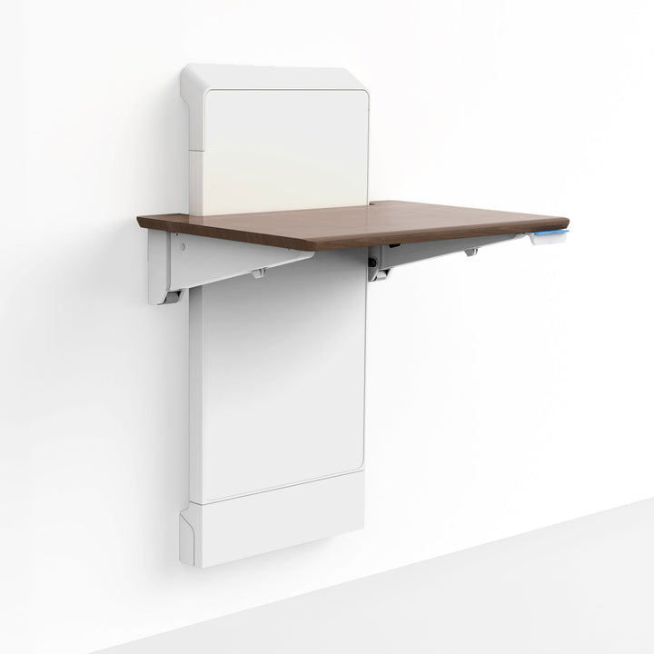 Ergotron WorkFit® Elevate™ Sit-Stand Wall Desk Walnut Hills (24-804-S894)
