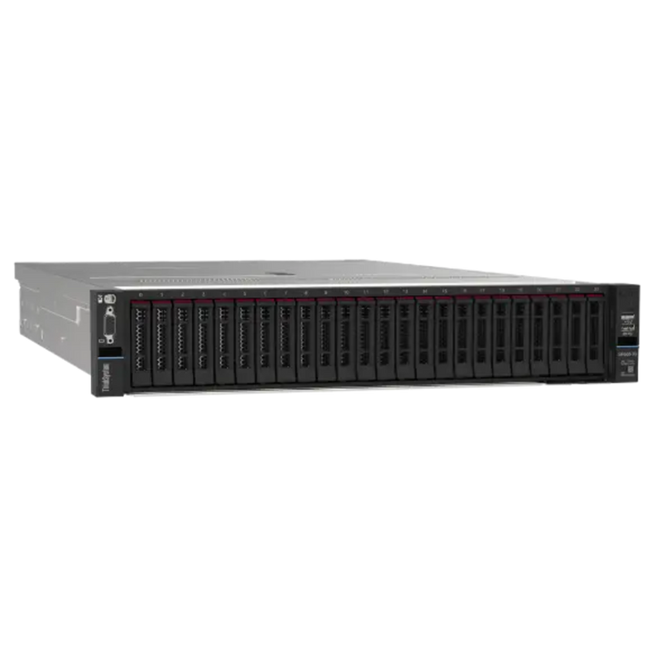 Lenovo ThinkSystem SR665 V3 2U rack server - front-angled right view