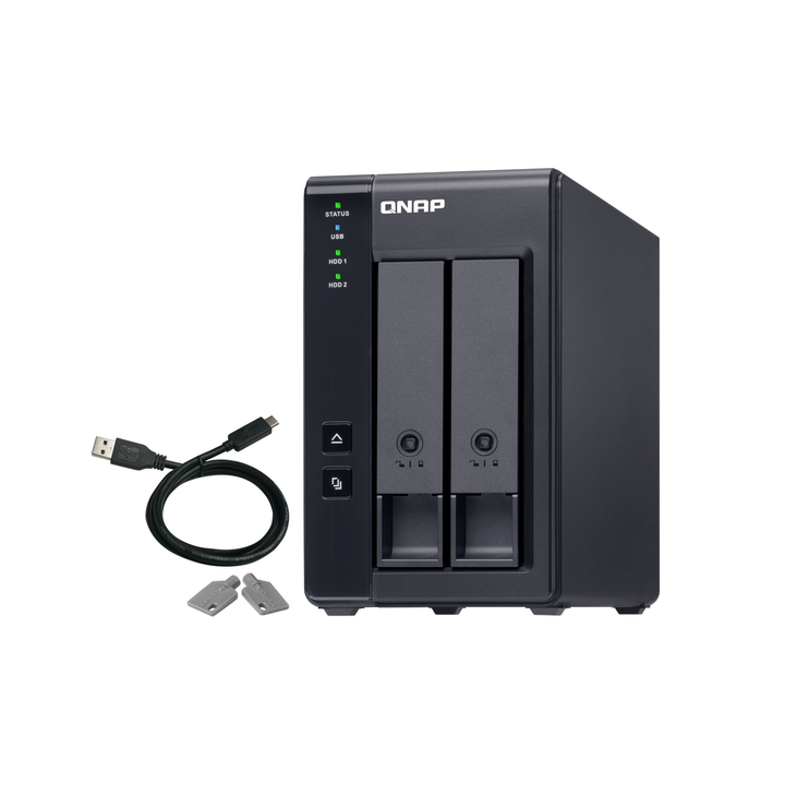QNAP TR-002 2-Bay USB-C RAID Enclosure (USB 3.2 Gen 2) - image 1