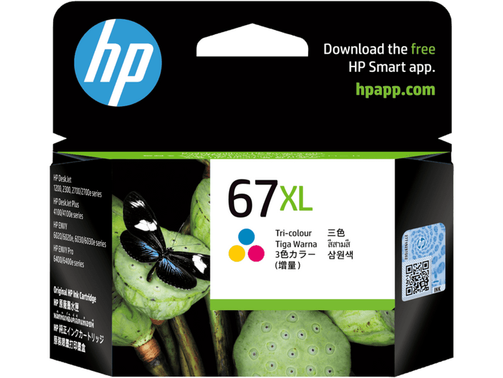 HP 67XL High Yield Tri-color Original Ink Cartridge (3YM58AA) - image 1