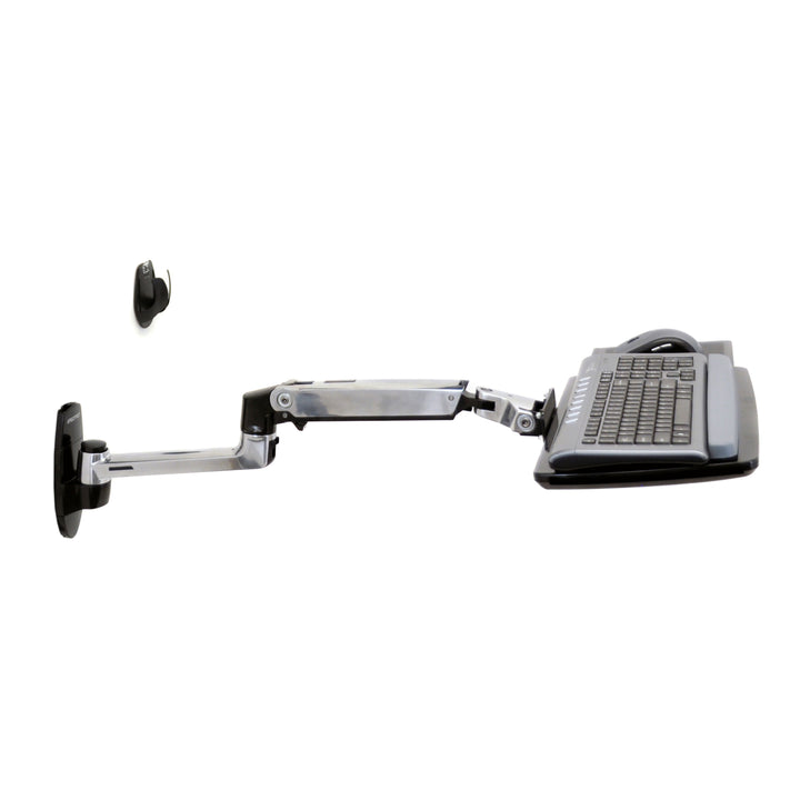 Ergotron LX Wall Keyboard Arm Polished Aluminum (45-246-026)