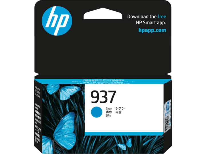 HP 937 Cyan Original Ink Cartridge (4S6W2NA) - image 1