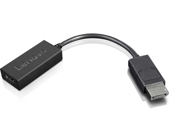 Lenovo DisplayPort to HDMI 2.0b Adapter front view