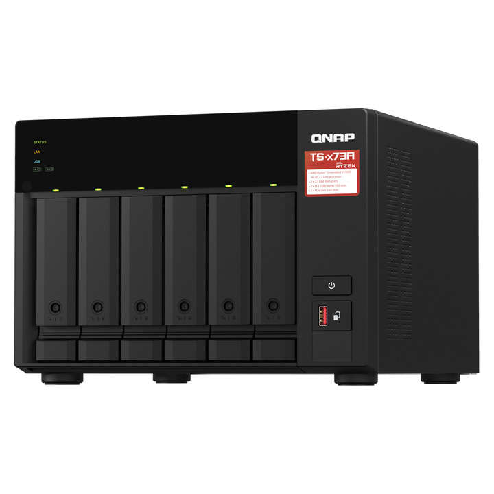 QNAP TS-673A 6-Bay AMD Ryzen NAS (8GB) - image 1