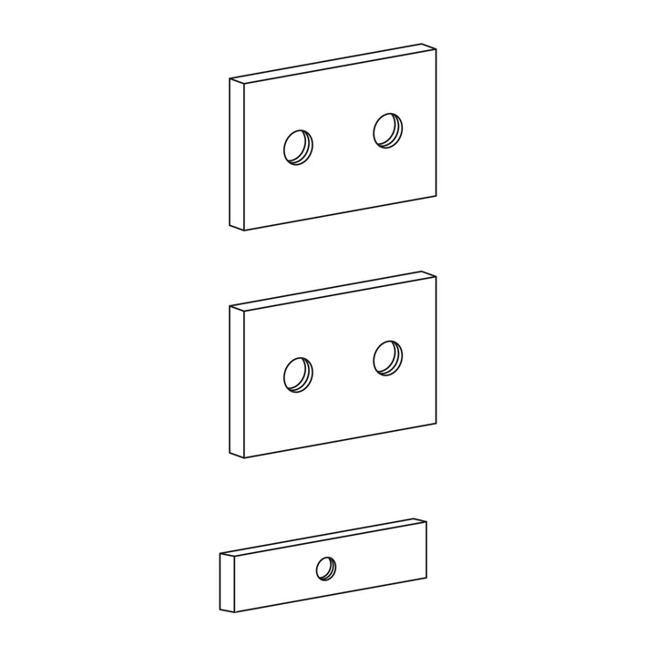 Ergotron Track Mount Bracket Kit for CPU Holders (60-156)