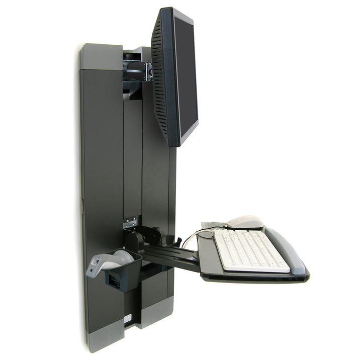 Ergotron StyleView® Vertical Lift, Patient Room Black (60-609-195)