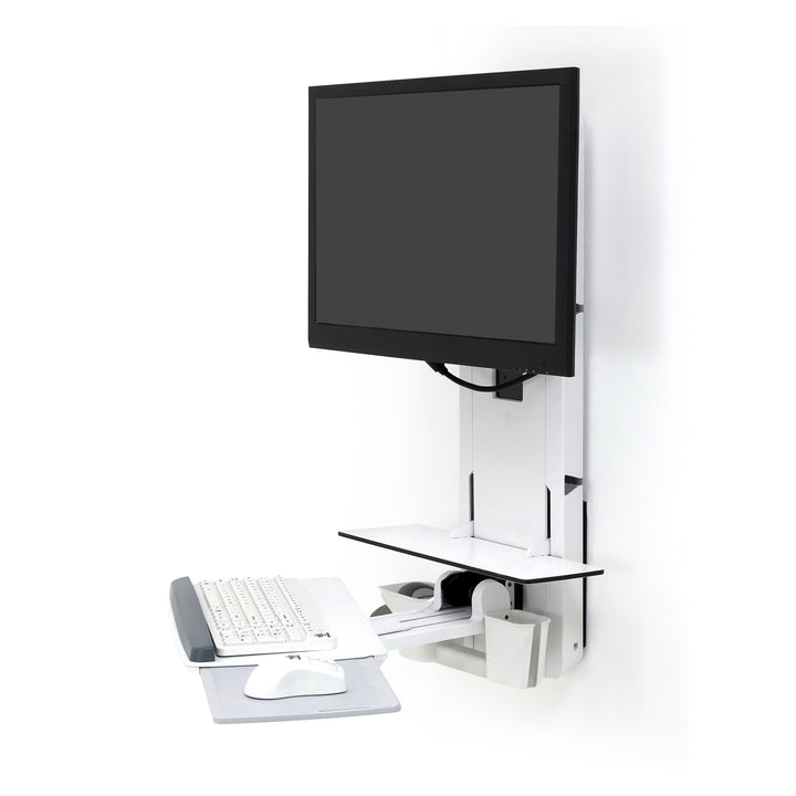 Ergotron StyleView® Sit-Stand Vertical Lift, Patient Room White (61-080-062)