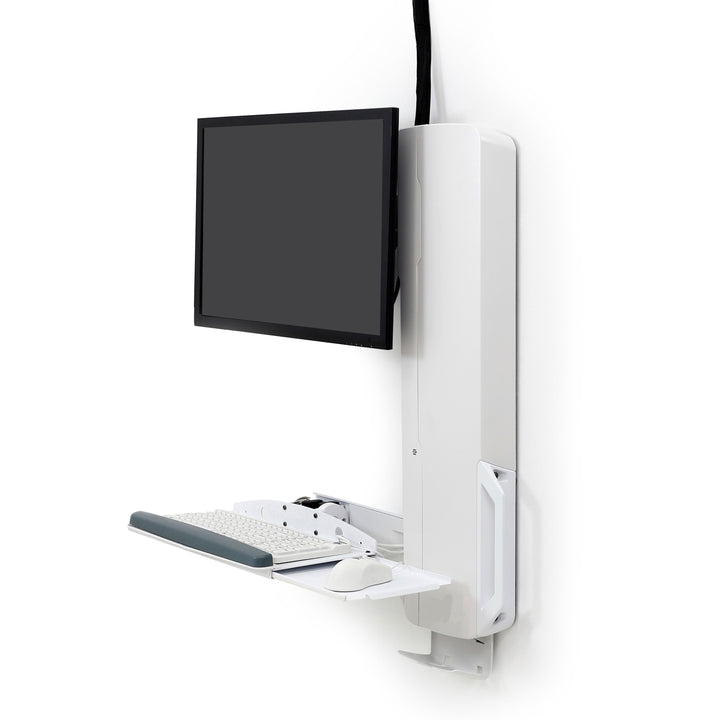 Ergotron StyleView® Sit-Stand Vertical Lift, High Traffic Area White (61-081-062)