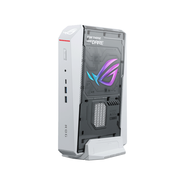 ASUS ROG NUC 16 RNUC16JNK9X389A3 Moonlight White mini PC with Intel Core Ultra 9 290HX Plus and GeForce RTX 5070 Ti