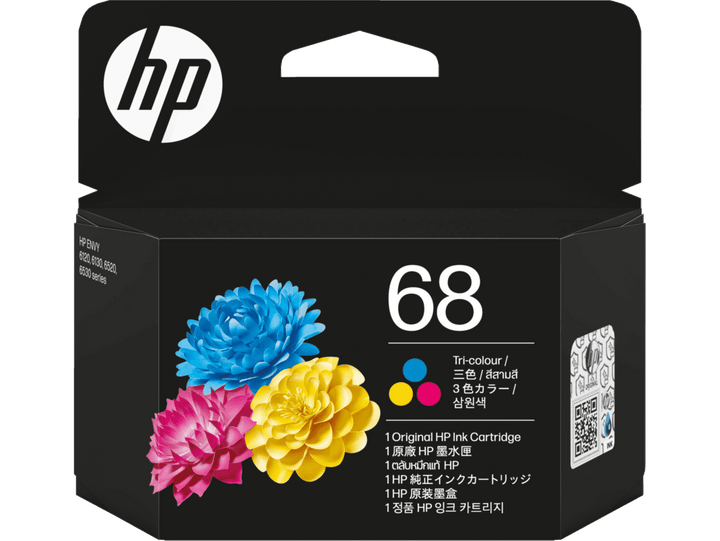 HP 68 Tri-color Original Ink Cartridge (7FP20TA) - image 1