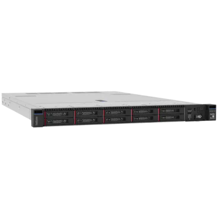 Lenovo ThinkSystem SR630 V4 1U rack server - front-angled right view