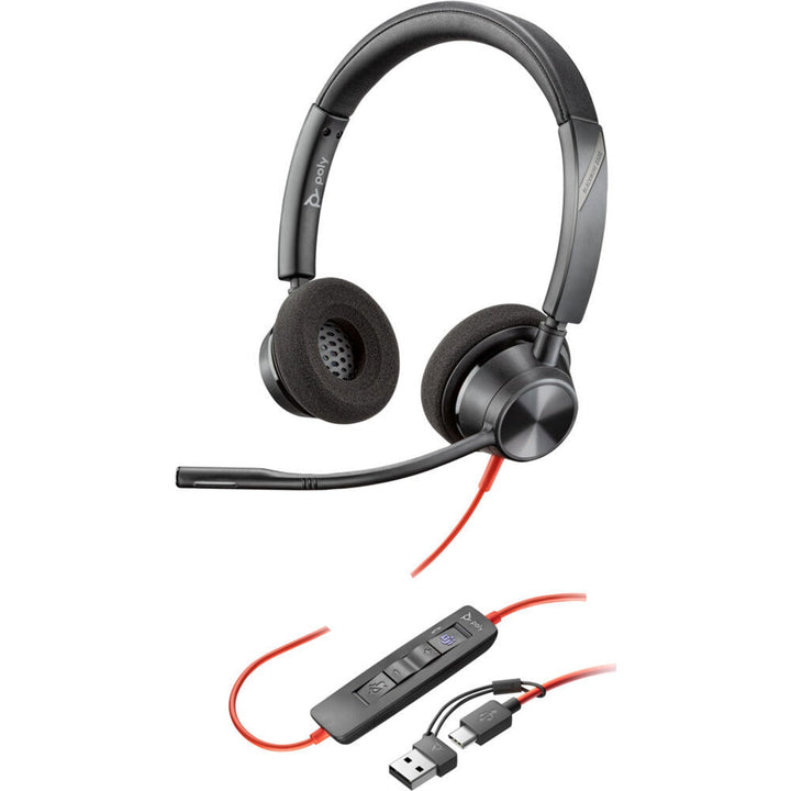 HP Poly Blackwire 3320 Stereo MS USB-C&A Headset