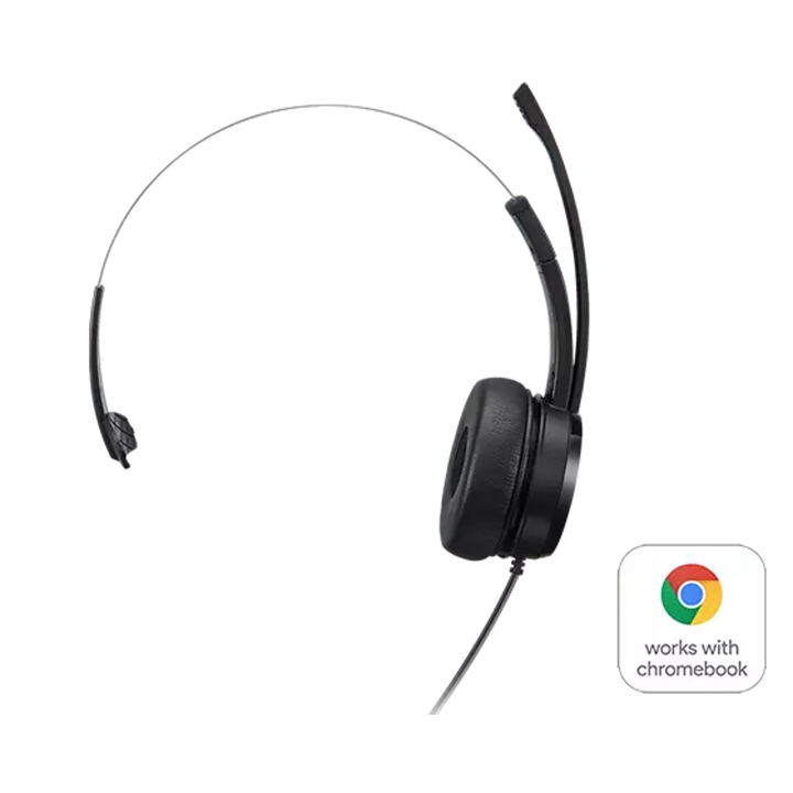Lenovo 100 Mono USB Headset front view