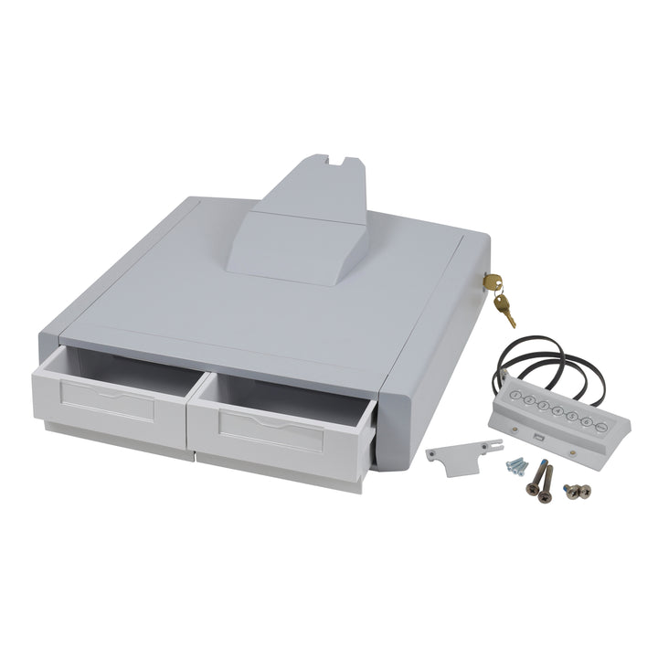 Ergotron SV44 Primary Double Drawer for laptop carts (97-976) - Ergotron product view