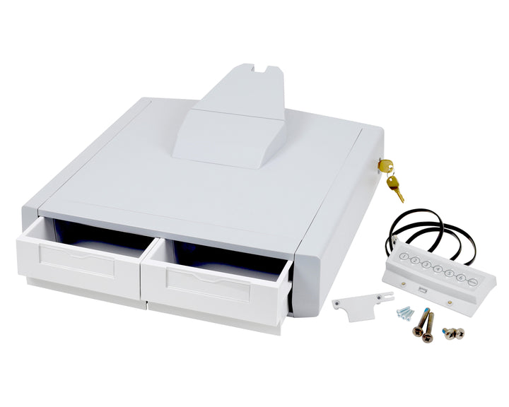 Ergotron SV43 Primary Double Drawer for laptop carts (97-980) - Ergotron product view
