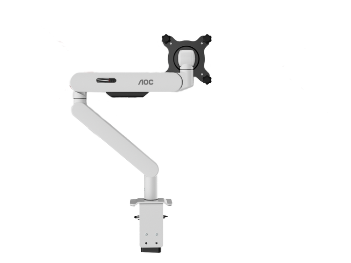 AOC AM406W Single Monitor Arm for 17"–40" Monitors, 4–12 kg (White) - image 1