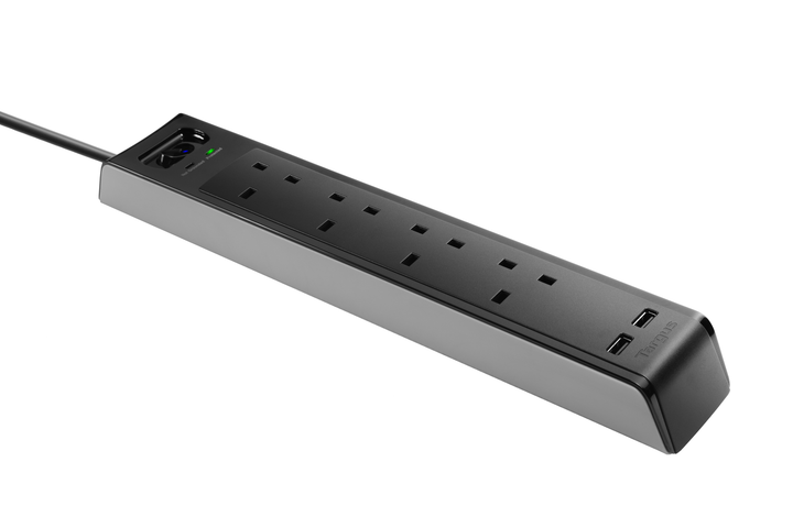 Targus Smart Surge 4 with 2 USB Ports (APS1001AP-50)