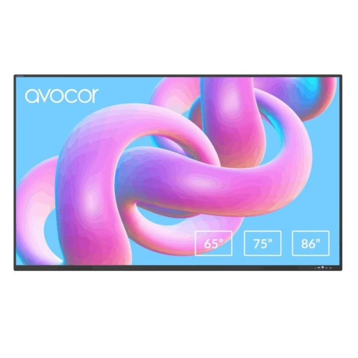 Avocor S Series AVS-7510 75" 4K UHD Google EDLA Interactive Display for Education