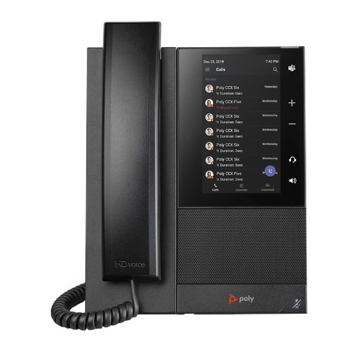 Poly CCX 505 Business Media Phone for Microsoft Teams and PoE