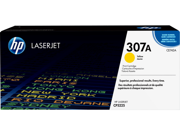 HP 307A Yellow Original LaserJet Toner Cartridge (CE742A) - image 1