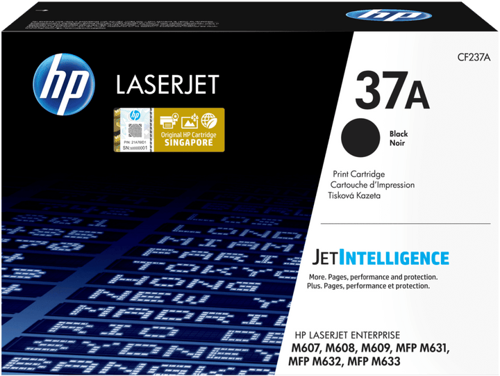 HP 37A Black Original LaserJet Toner Cartridge (CF237A) - image 1