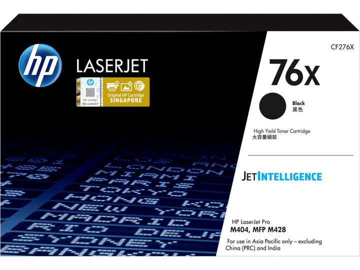 HP 76X High Yield Black Original LaserJet Toner Cartridge (CF276X) - image 1