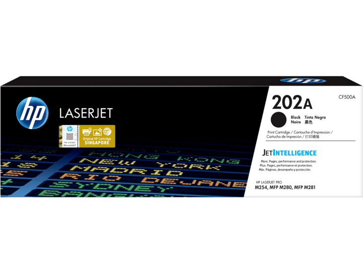 HP 202A Black Original LaserJet Toner Cartridge (CF500A) - image 1