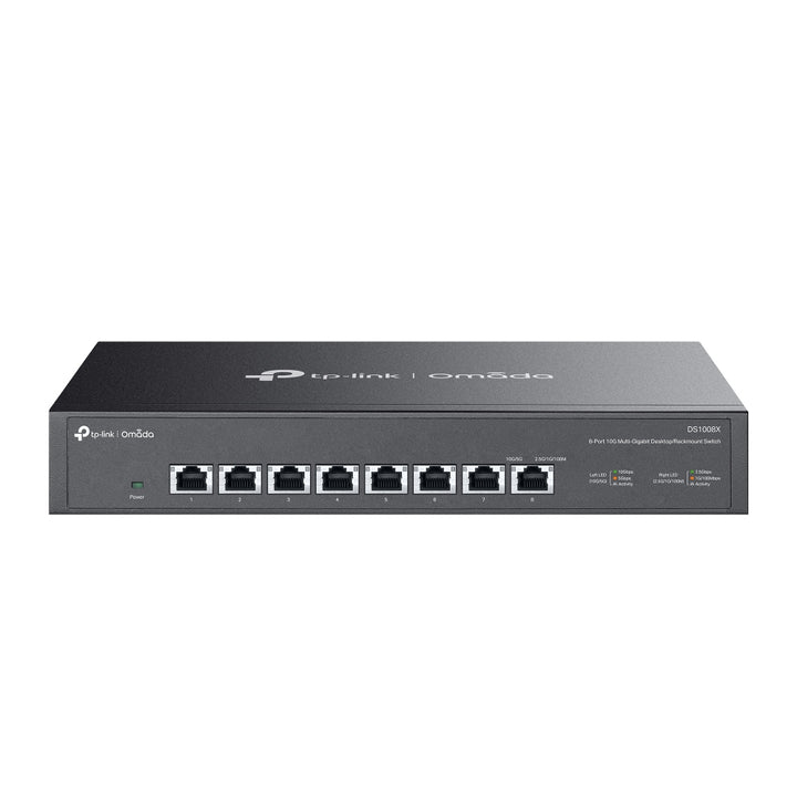 TP-Link Omada DS1008X 8-Port 10G multi-gigabit switch front view