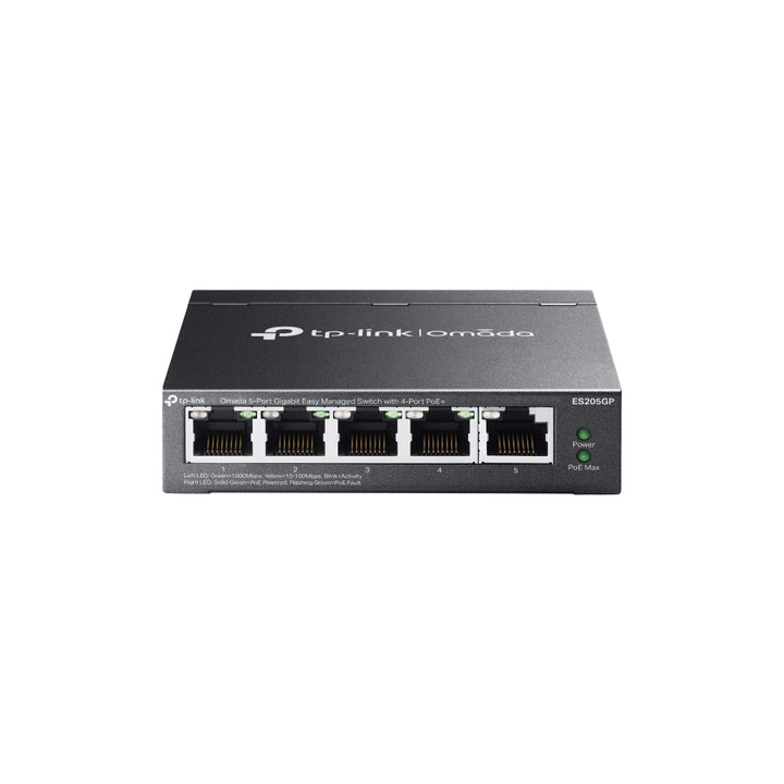TP-Link Omada ES205GP 5-Port Gigabit Easy Managed PoE+ Switch