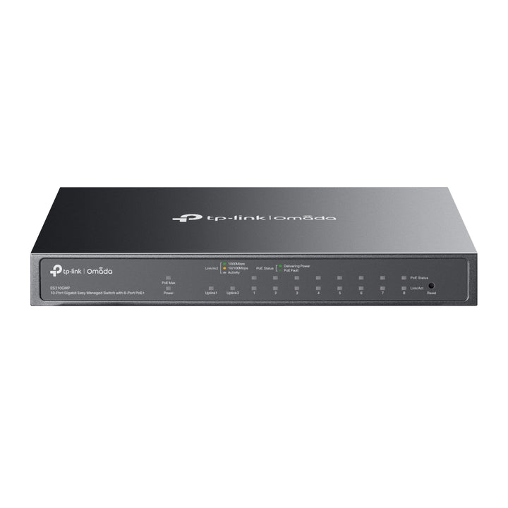 TP-Link Omada 10-Port Gigabit Easy Managed Switch with 8-Port PoE+ 123W