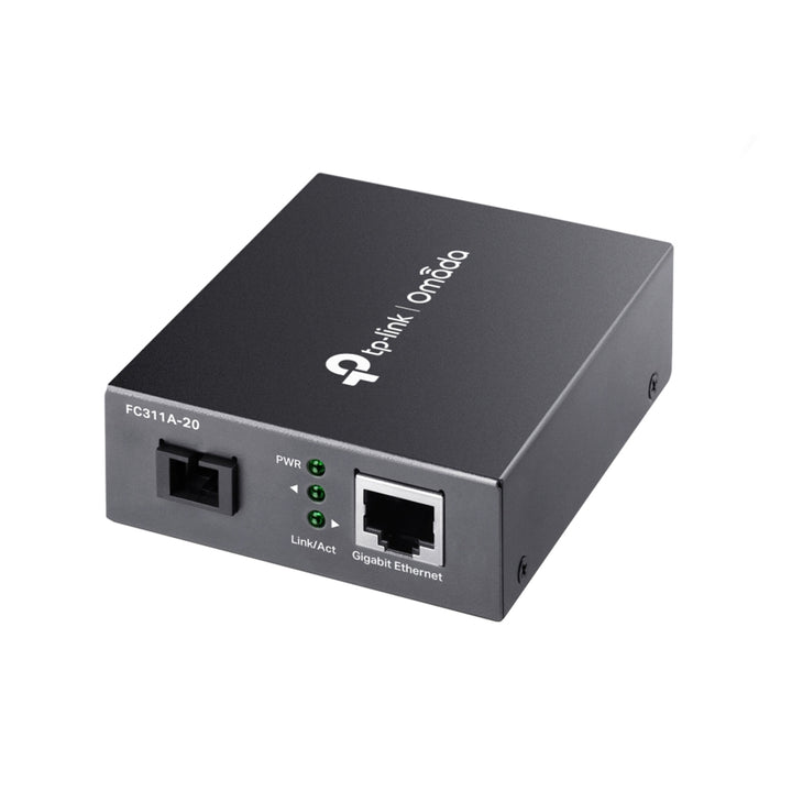 TP-Link Omada Gigabit WDM Media Converter 20 km, 1550 nm TX / 1310 nm RX (TL-FC311A-20)