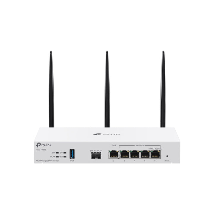 TP-Link Festa FR365 AX3000 Gigabit VPN WiFi Router — product view 1