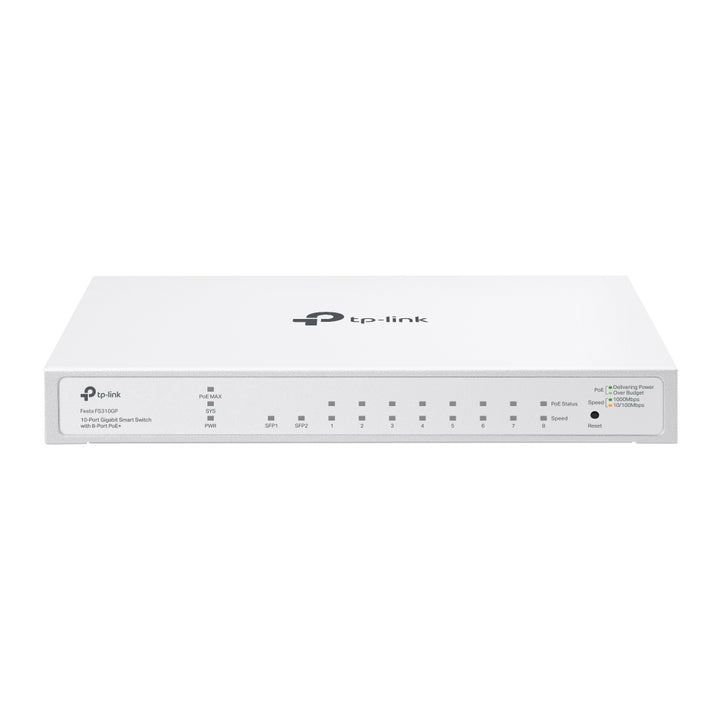 TP-Link Festa FS310GP 10-Port Gigabit Smart Switch with 8-Port PoE+ — product view 1