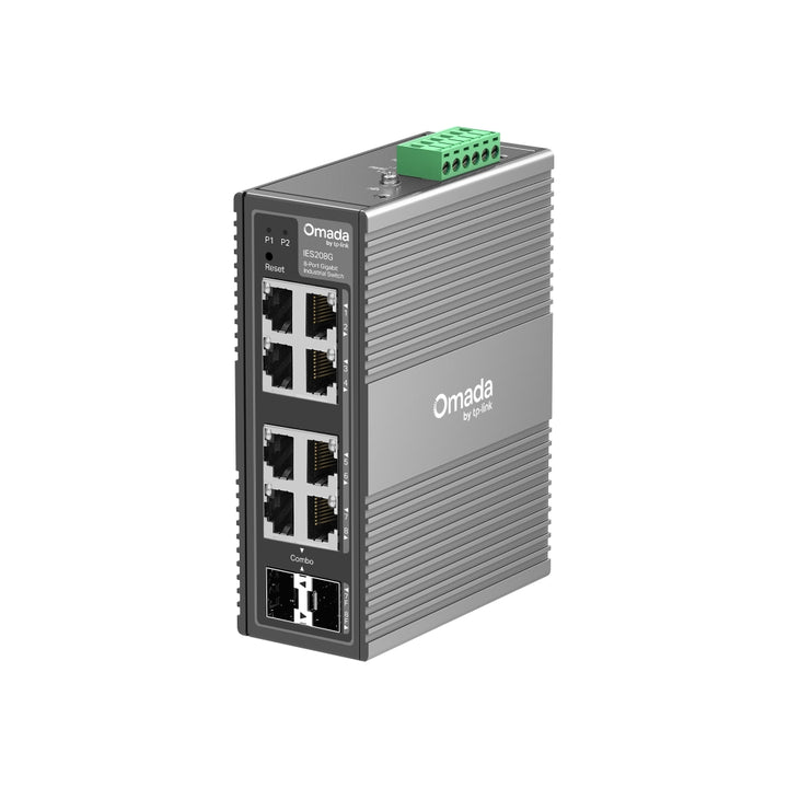 TP-Link Omada 8-Port Gigabit Industrial Easy Managed Switch (IES208G)