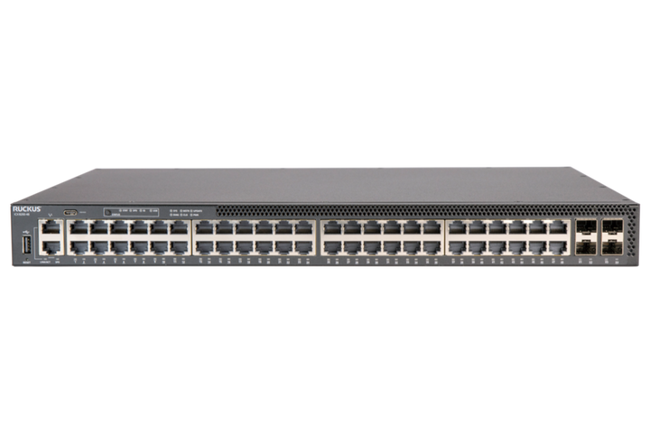 RUCKUS ICX 8200-48 48-Port Gigabit Stackable Switch with 4 x 25G SFP28