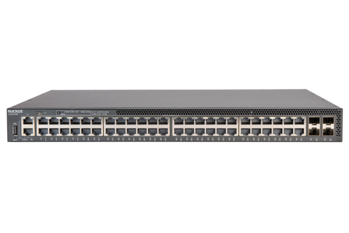 RUCKUS ICX 8200-48PF 48-Port Gigabit PoE+ 740 W Stackable Switch with 4 x 25G SFP28