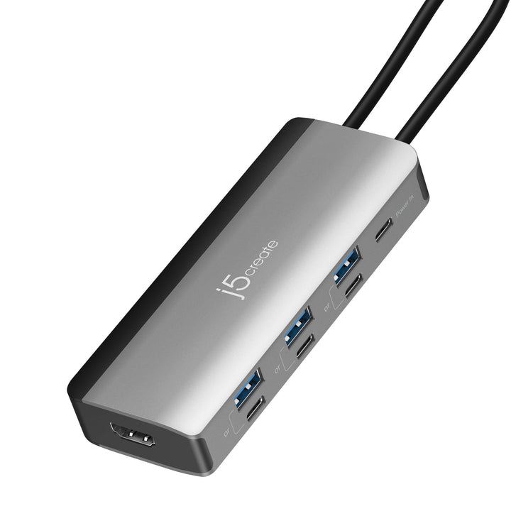 J5Create JCD362 Flexible Ports USB-C 4K144 HDMI Hub - Slim 8 in 1