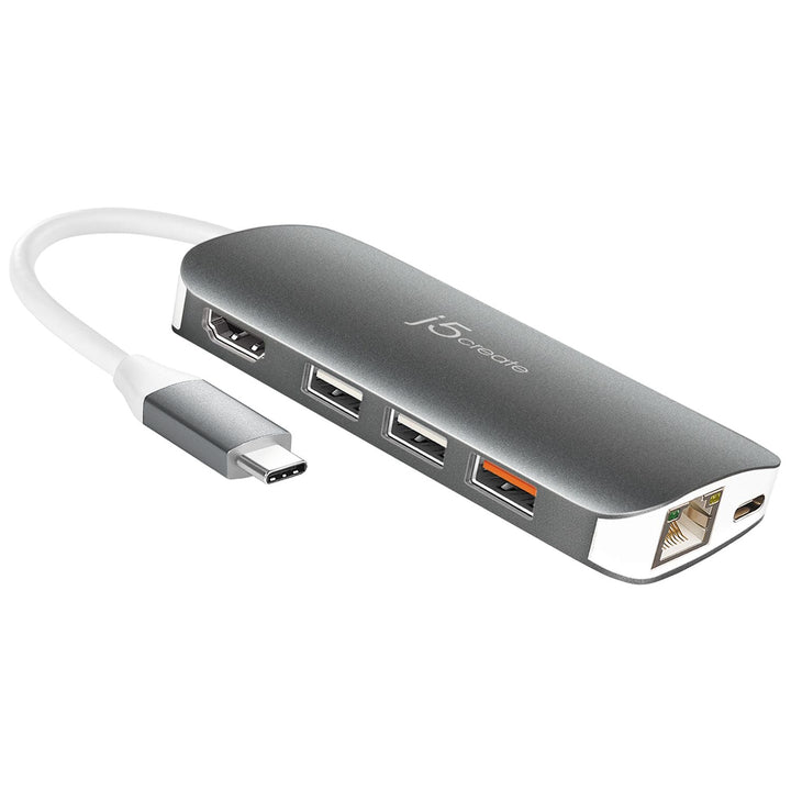 J5Create JCD383 USB-C Multi Adapter (9 Functions in 1)