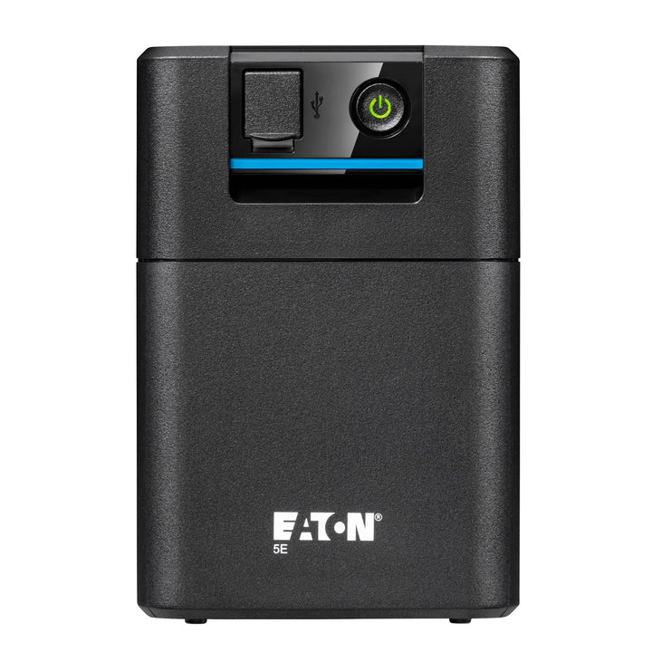 Eaton 5E Gen2 900VA 480W Line-Interactive Tower UPS, 4x IEC C13, USB - front view
