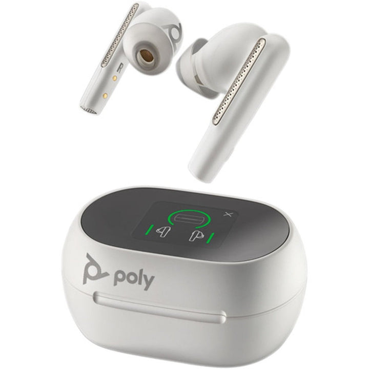 Poly Voyager Free 60+ UC USB-C Wireless Earbuds White