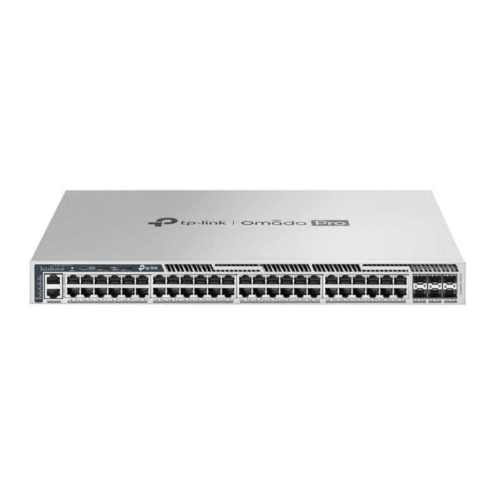 TP-Link Omada Pro 48-Port 2.5G Stackable L3 Managed PoE++ Switch with 6 25G Slots (S6500-48MPP6Y)