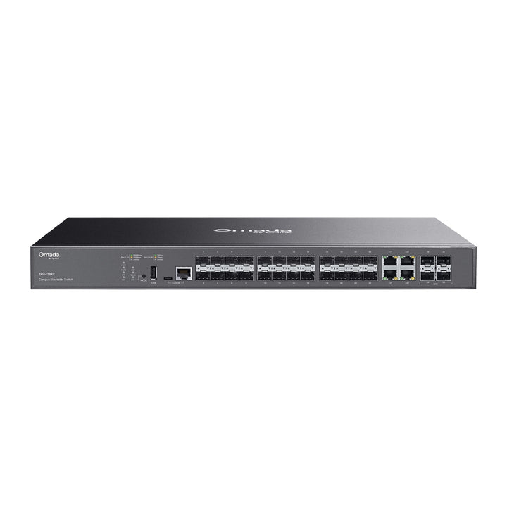 TP-Link Omada Campus 24-Port SFP Stackable Lite L3 Managed Switch with 4× 10G Slots (SG5428XF)